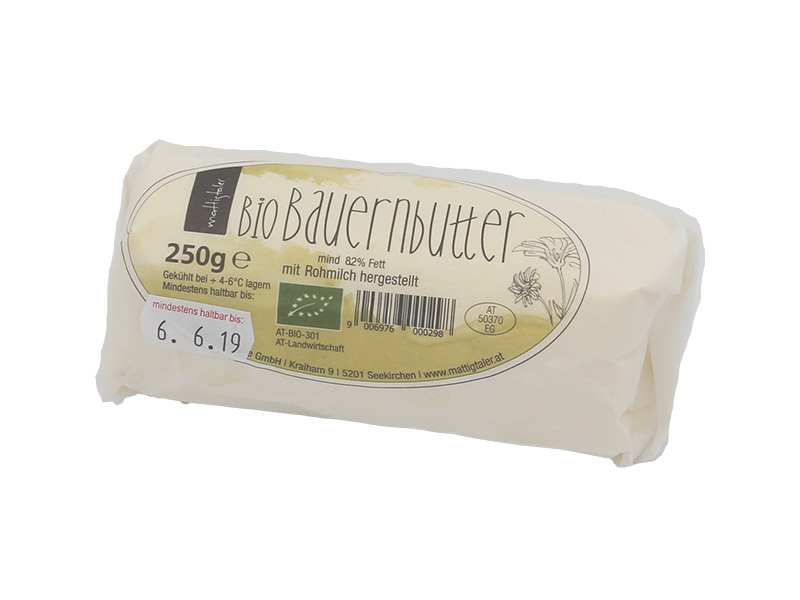 Artikelbild Bio Bauernbutter Mattigtaler 2951