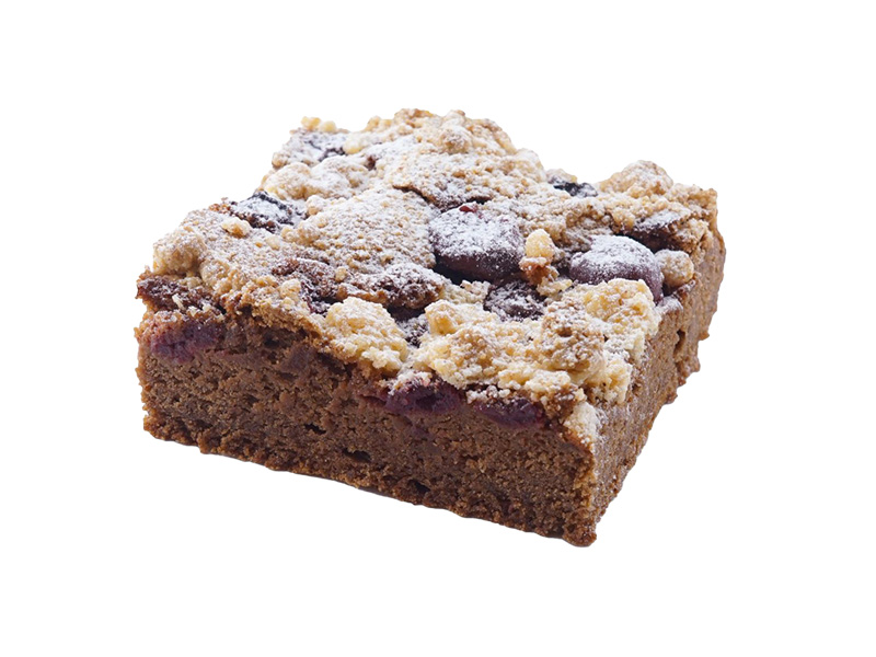 Artikelbild Schokoladen-Kirsch-Blechkuchen m. Streusel ungeschnitten 307344