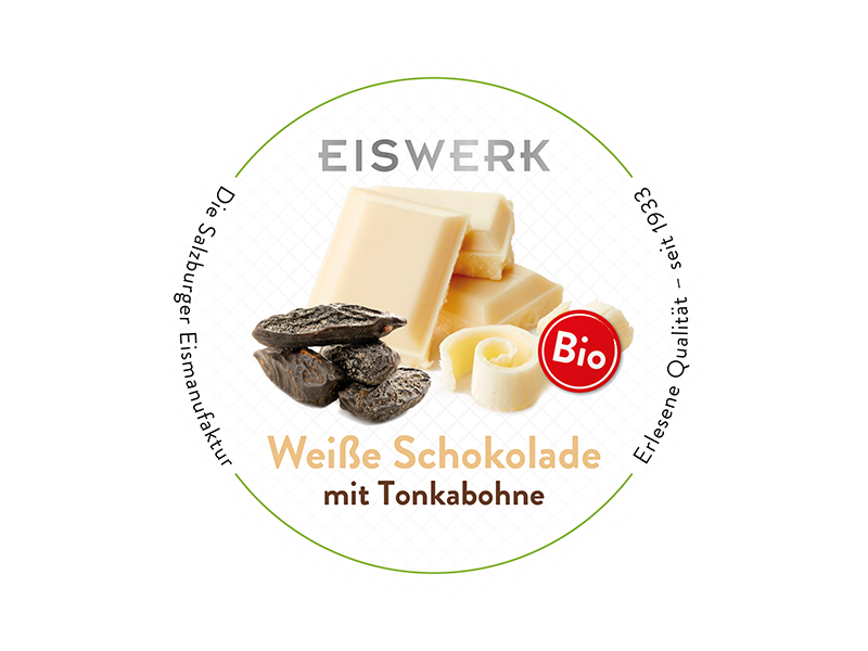 Artikelbild Bio Schokoladeneis weiß m. Tonkabohne 307418