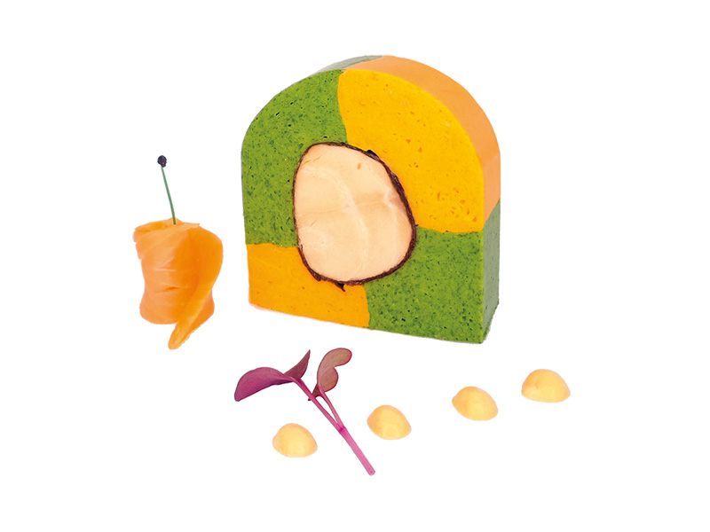 Artikelbild Lachsterrine im 2-Farben-Mantel Hink 4073