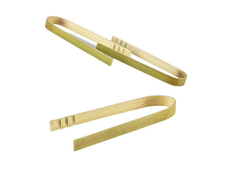 Artikelbild Bambus-Fingerfood-Zange natur 8 cm 46097
