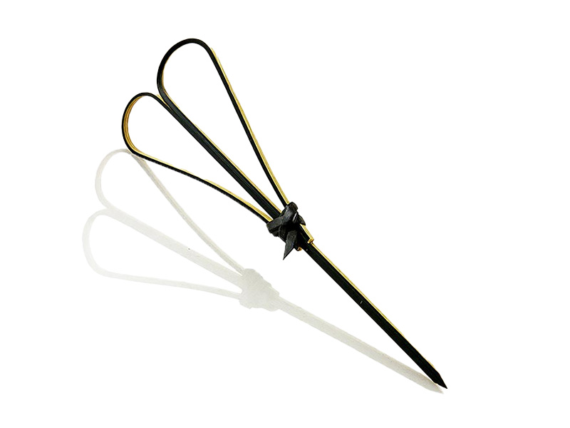 Artikelbild Bambusspieße schwarz m. Herz 9 cm 49513