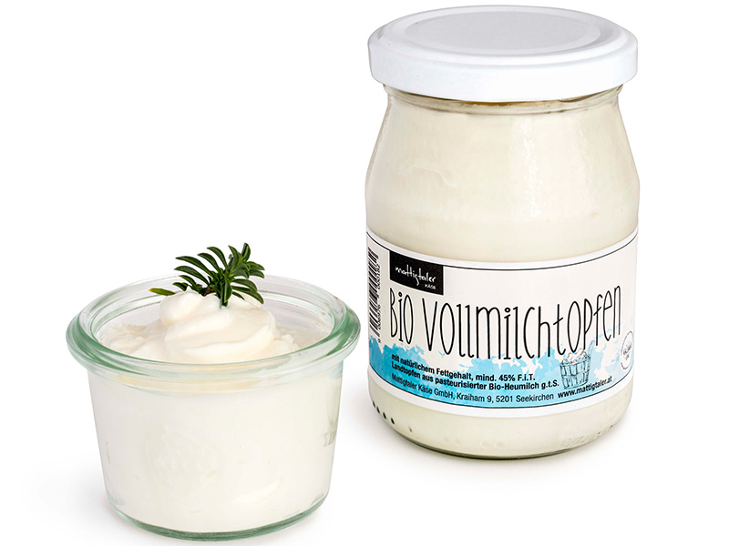 Artikelbild Bio Vollmilchtopfen 45% F.i.T. Mattigtaler 88256