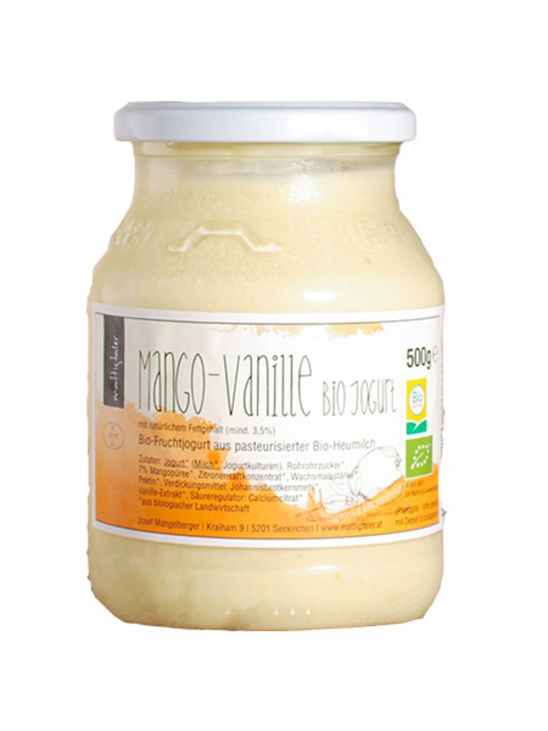 Artikelbild Bio Mango-Vanille-Joghurt Mattigtaler 9377