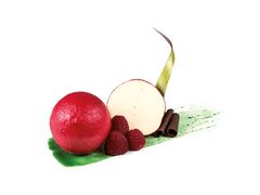 Artikelbild Tonkabohnen-Kugel m. Himbeerleder 307690