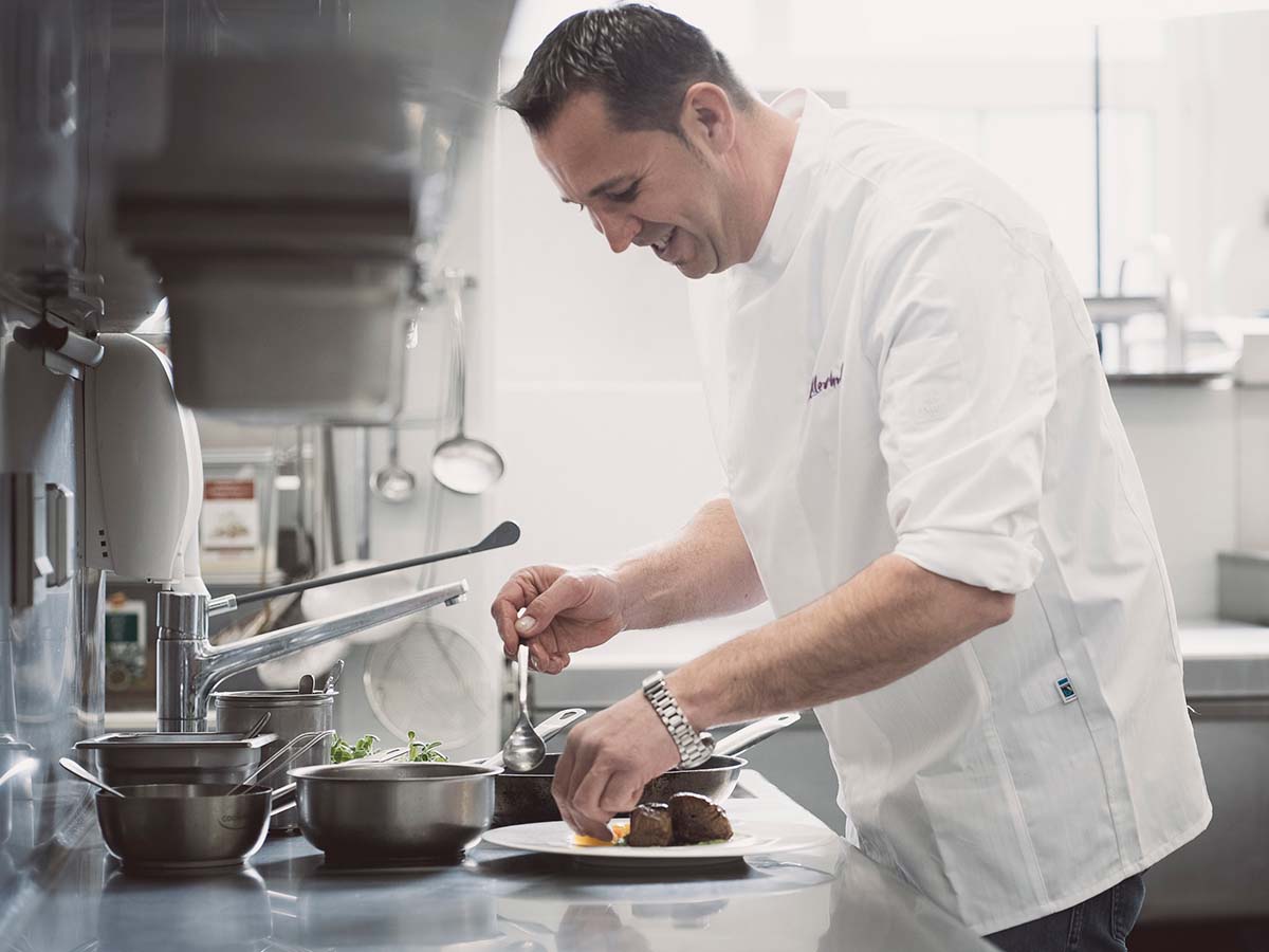 Küchenchef Hermann Gstrein vom Krallerhof Leogang